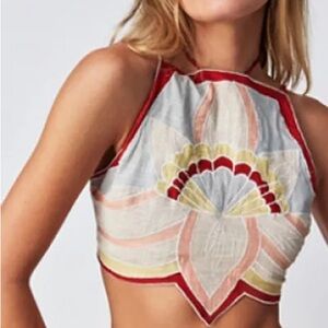 Free People Lotus Halter Top